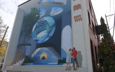 Une 18e murale «tournée vers le présent» à Sherbrooke
